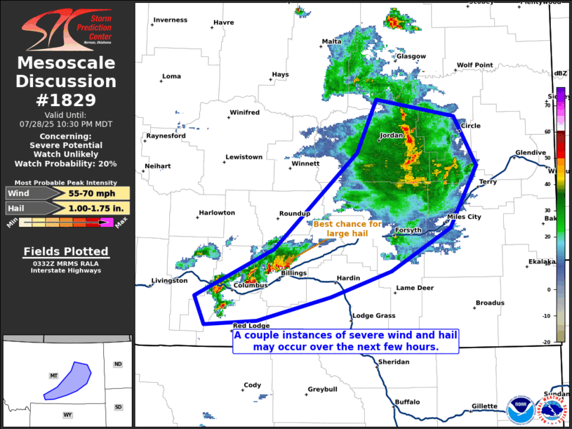 Mesoscale Discussion 1829