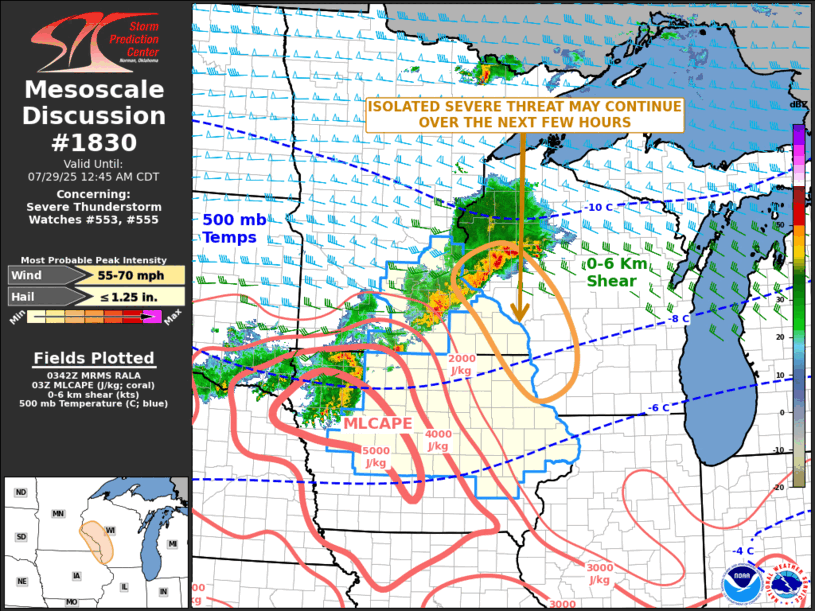Mesoscale Discussion 1830
