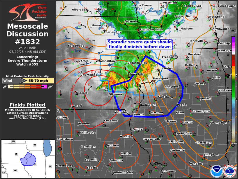 Mesoscale Discussion 1832