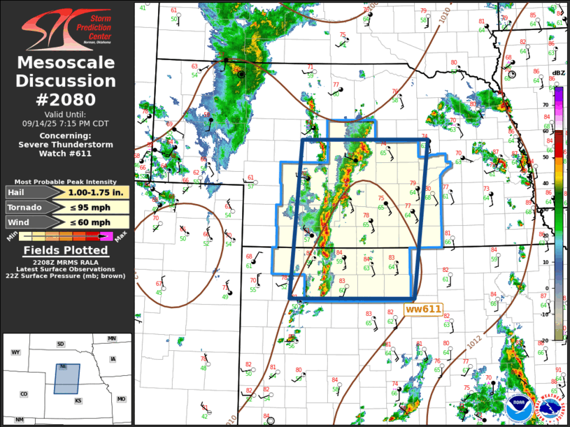 Mesoscale Discussion 2080