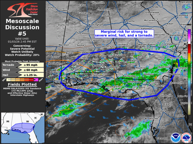 Mesoscale Discussion 5