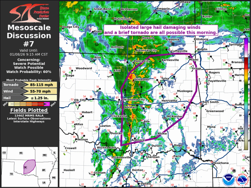 Mesoscale Discussion 7