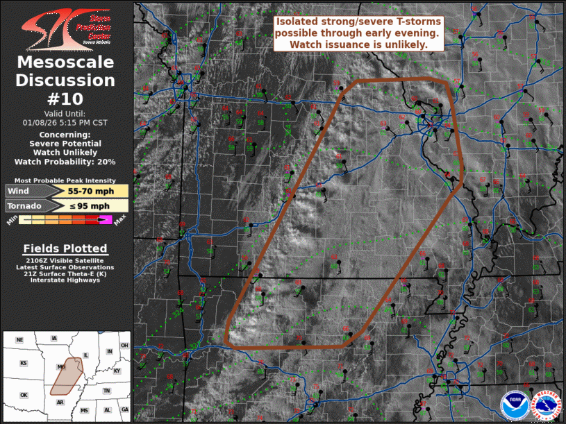 Mesoscale Discussion 10