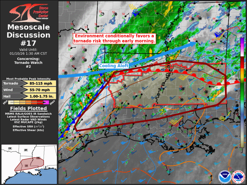 Mesoscale Discussion 17