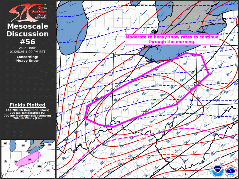 Mesoscale Discussion 56