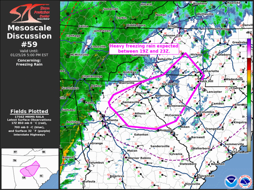 Mesoscale Discussion 59