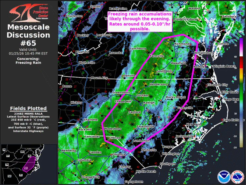 Mesoscale Discussion 65
