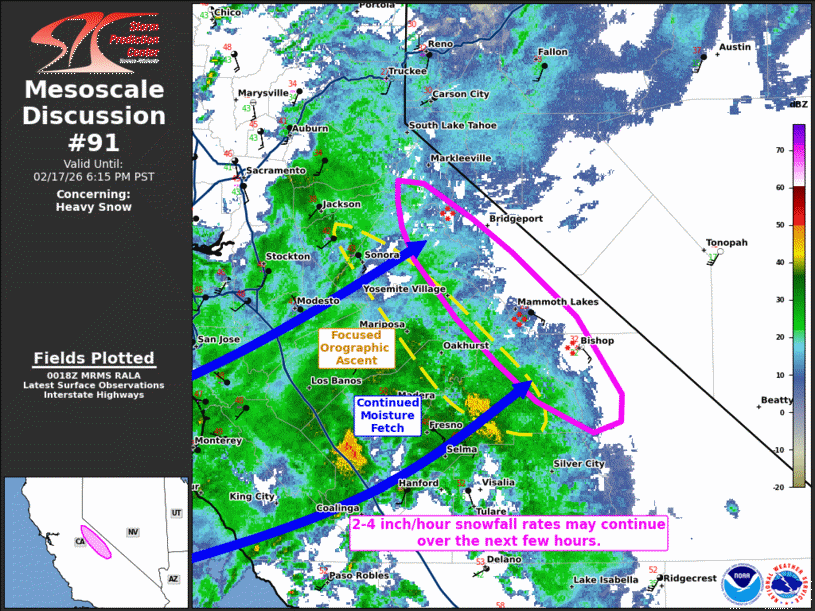 Mesoscale Discussion 91
