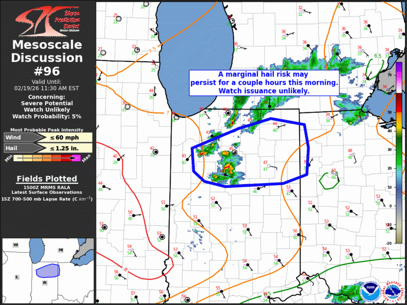 Mesoscale Discussion 96