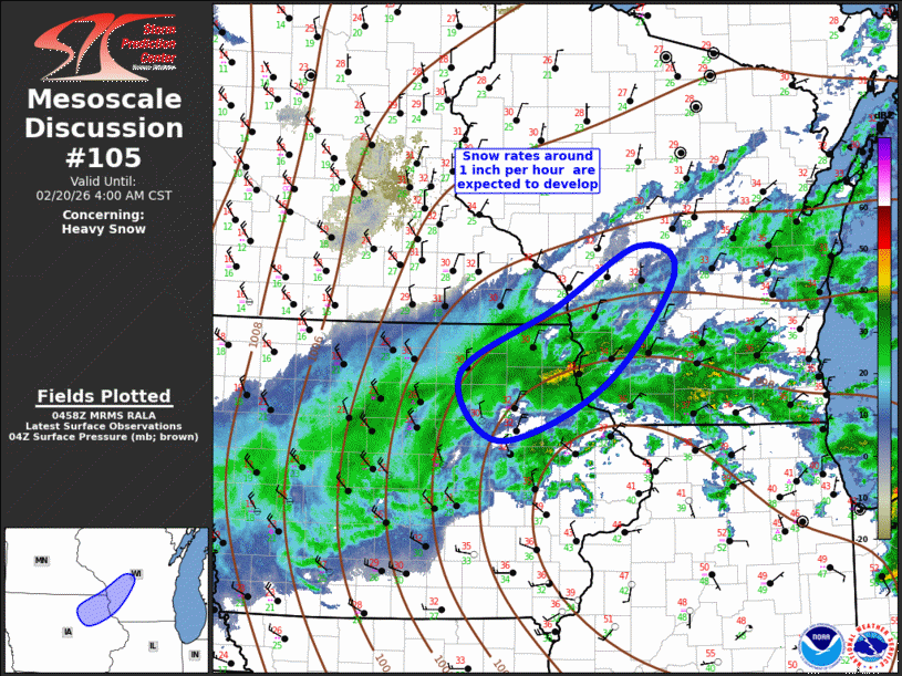 Mesoscale Discussion 105