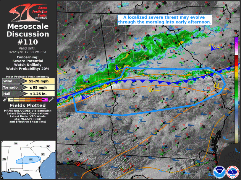 Mesoscale Discussion 110