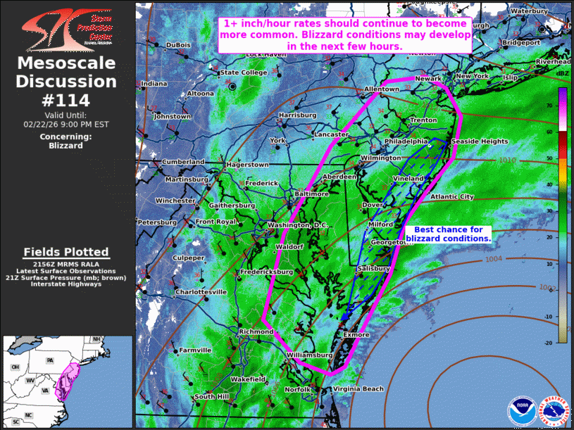 Mesoscale Discussion 114