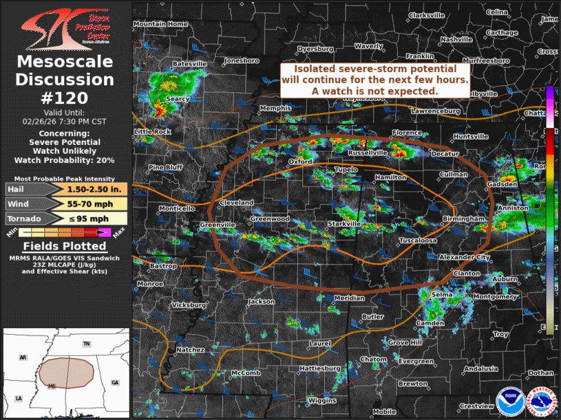 Mesoscale Discussion 120